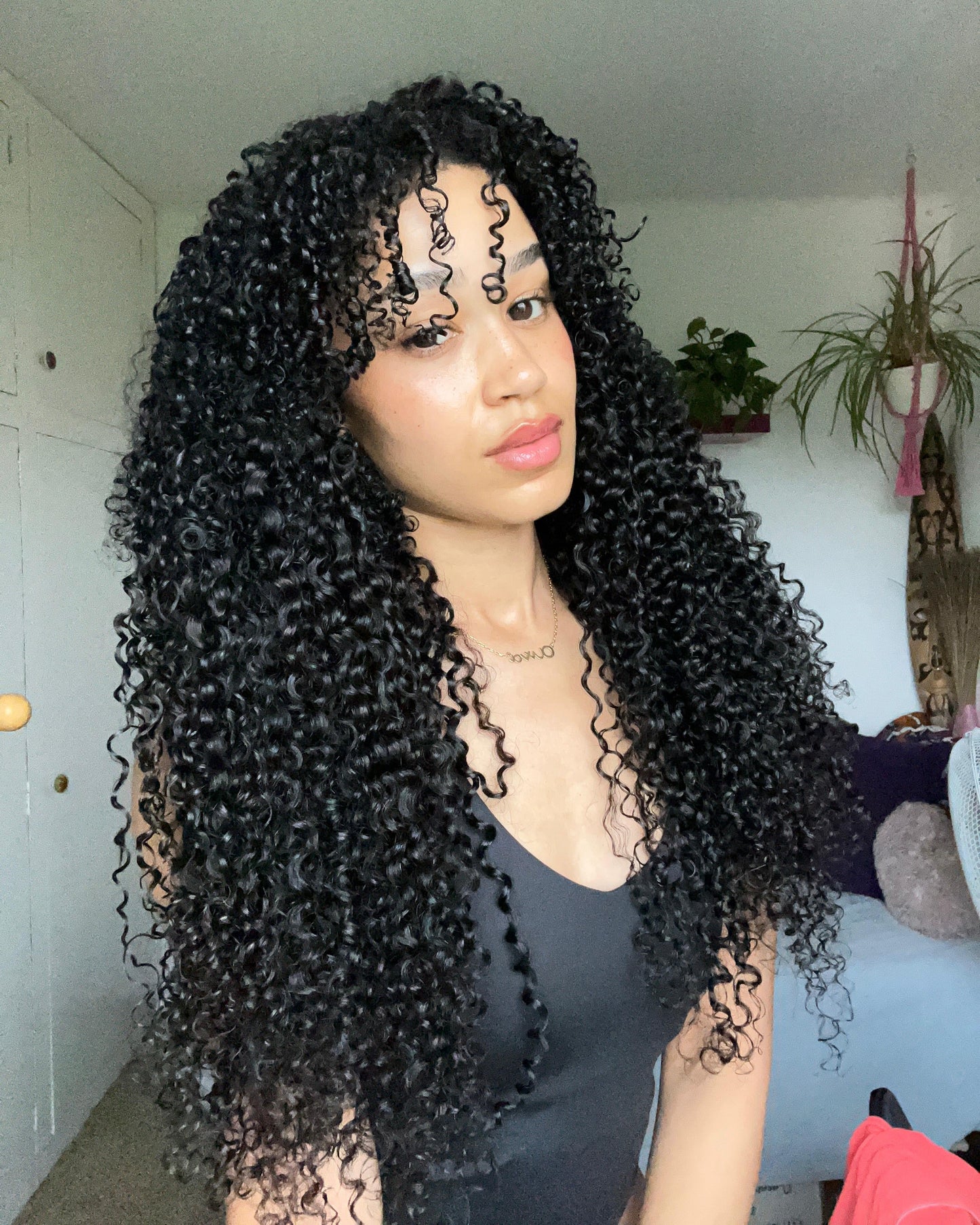 Curly clip in hair extensions